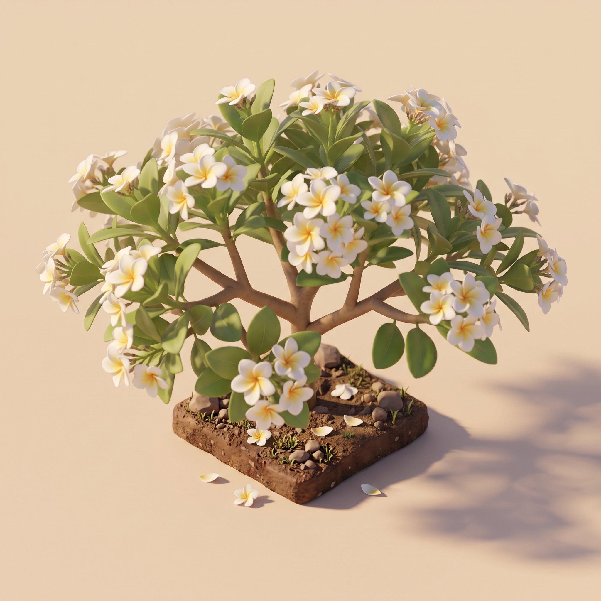 南国プルメリアの花
